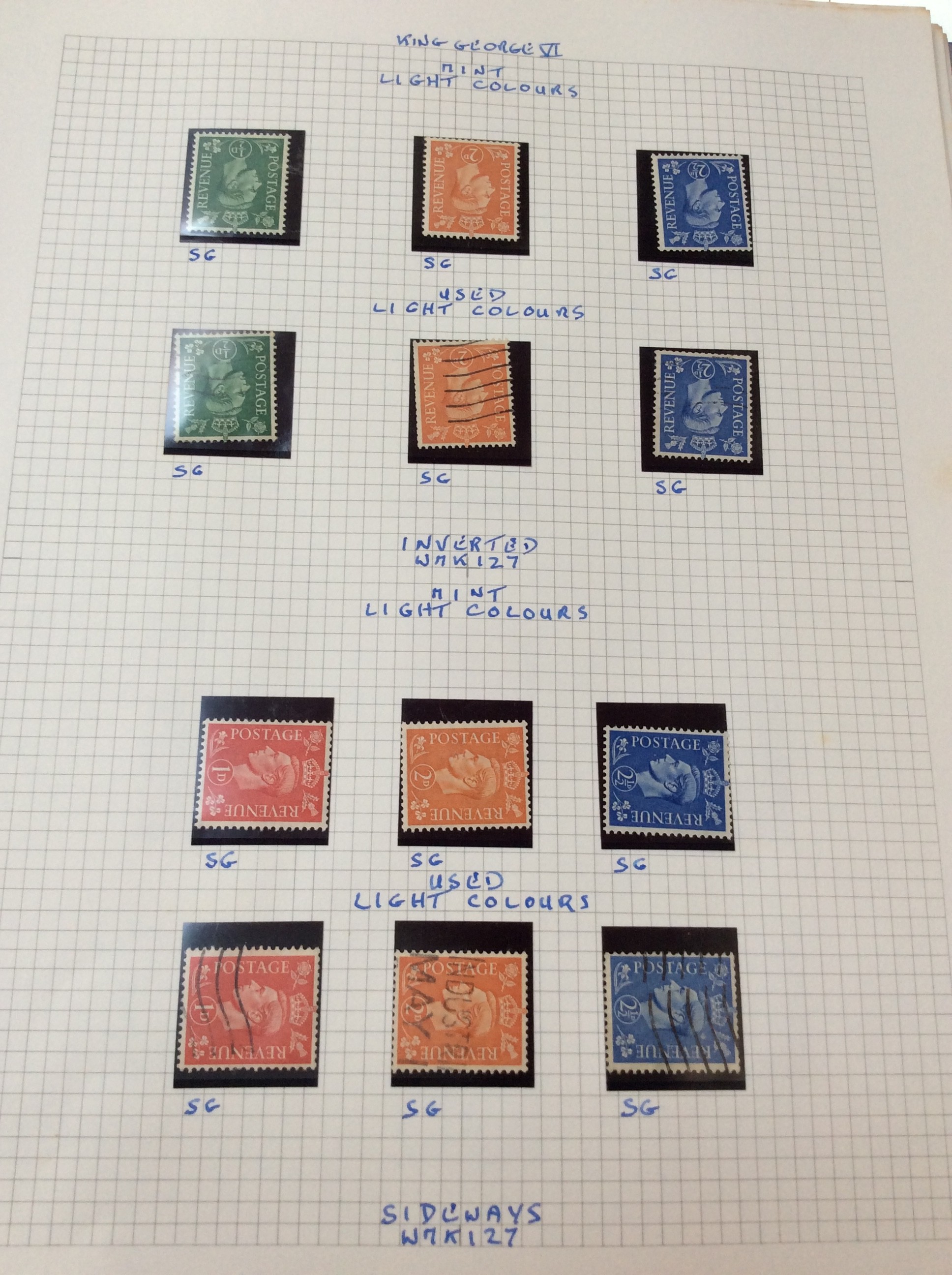 GB- Geo.V-ERII mint and used, definitives and commemorative, numerous multi crowns and inverts, in - Image 4 of 5