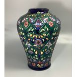 A Moorcroft Pottery vase of inverted baluster form designed after Rachel Bishop in the 'Anatolia'