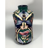 A Ltd Edition Moorcroft pottery vase of waisted cylindrical form and decorated in the Cymric Dream