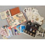 General Philatelic lot including: three various stockbooks of millennium mint u/m, world used, qty