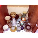 SECTION 23. A large collection of various studio pottery including bowls, vases, jugs and pots etc.