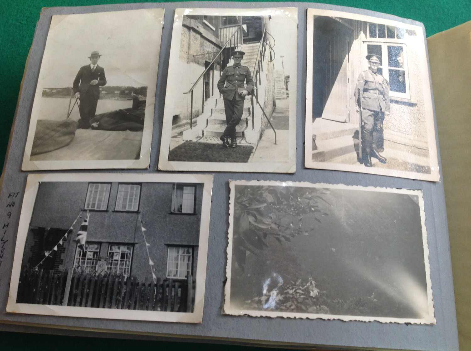 Nine old small albums containing what appears to be a former soldier's memories containing - Image 3 of 8