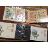 Approximately 190 Royal Mail Mint Stamp packs, in folders and loose, and various PHQ cards