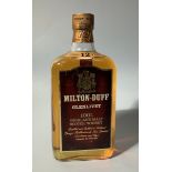 A 26 2/3 flozs Milton-Duff Glenlivet Highland Malt Scotch Whisky Aged 12 Years