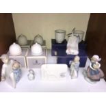 SECTION 6. A mixed collection of Lladro including four Campana bells, Dolphins At Play, Sailing