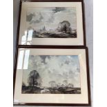 Rowland Hilder (1905-1933) 'Near Tombridge' and 'In a Kentish Lane', two country landscapes, signed,