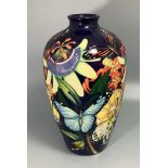 A large Moorcroft Collector's Club vase of ovoid form decorated in the 'Kaleidoscope' pattern