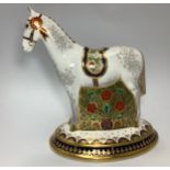 A Royal Crown Derby paperweight, 'The Show Pony', from the Designers' Choice Collection, with