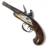 An 18th Century 42-Bore Flintlock Pocket Pistol, by (John) Hurst, (Tower Hill, London 1760-1805),