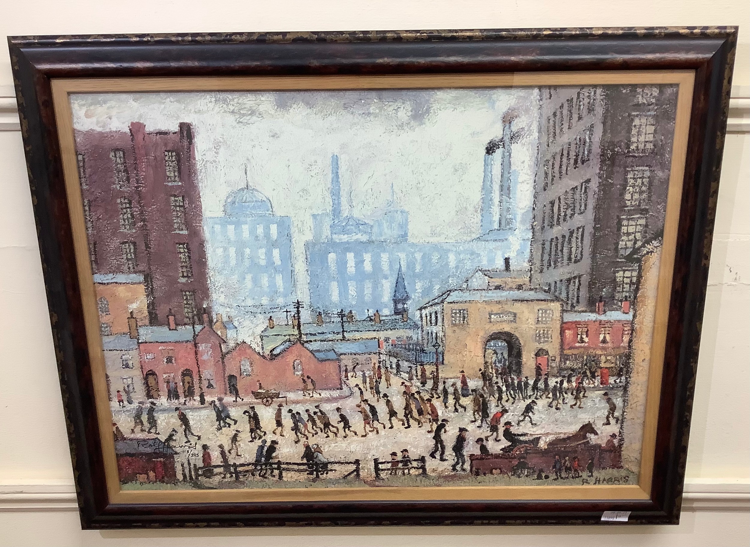Rolf Harris (Australian, b.1930) 'Coming From The Mill' (After L. S. Lowry) limited edition no.