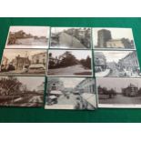 Approximately 23 postcards of Suffolk with some cracking street scenes. The cards include views of
