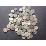 Around 140 probably metal detector finds (see first photo) ' all appear Roman - and a box of