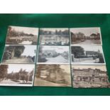 Nearly 90 standard-size postcards of Oxfordshire, nearly all in good or very good condition ' and 13