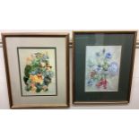 Aileen Wyllie (daughter of William L. Wyllie RA), two still-life studies of flowers, signed and
