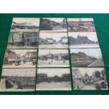 Approximately 375 old French cards, divided alphabetically in small packets. We have three photos in