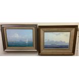 Rex Phillips (1931-2015) Two seascape studies, 'Farewell Bulwark - Portsmouth 10/4/84' and 'White