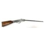 A late 19th / early 20th century .177 GEM type air rifle with T-bar lever breach, round to octagonal