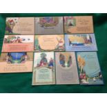Art - approximately 69 standard-sized postcards. The lot comprises 10 art nouveau/art deco cards,