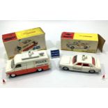 Two various Dinky Toys models including Ford Transit Police Accident Unit with three cones and '