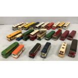 Collection of 26 unboxed Westward model buses and coaches 1:76 scale, including Royal Blue Coach