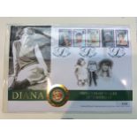 A Princess Diana Gold Coin Cover, by Mercury, with Brilliant Struck 1982 Sovereign, Arnold Machin