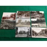 Approximately 37 standard-size topographical postcards of Berkshire ' plus another dozen cards in