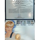 A Westminster Collections 'Diana Princess of Wales' Gold Five Pounds, 22ct gold proof struck,