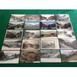 Approximately 38 postcards of Switzerland railway interest (of which 35 are pictured in our first