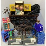 A Pelham puppet 'Cinderella' in box, together with another Pelham puppet (af), Sindy's wardrobe