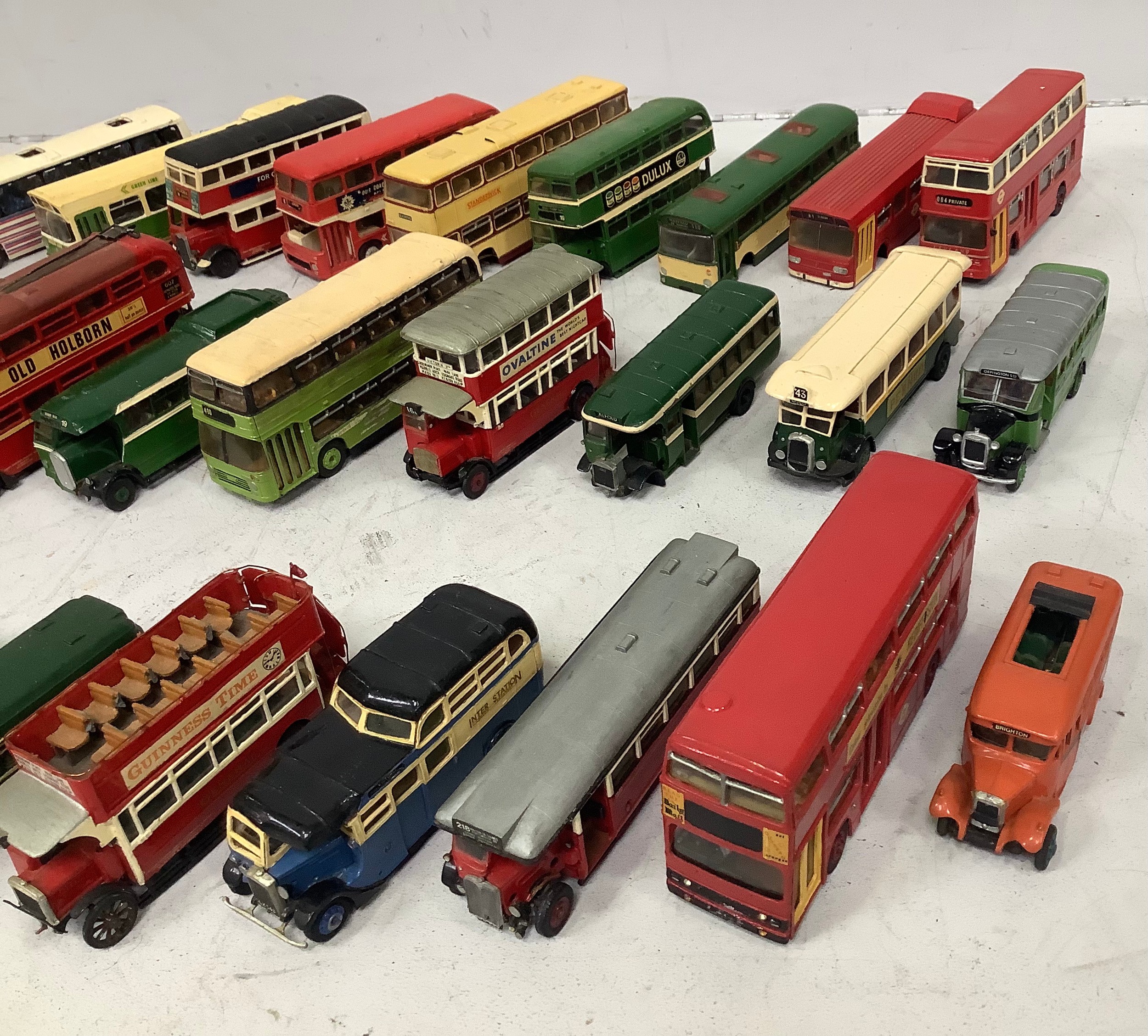 A collection of 57 unboxed buses, coaches and trams of varying condition from Varney and Pirate - Image 6 of 6