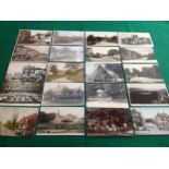 A box of approximately 250 Sussex postcards, with towns, villages and places starting with the