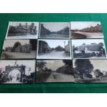 Approximately 68 standard-sized postcards of Cambridgeshire and 11 other random postcards with