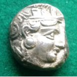 A gVF ancient Greek Attica, Athens, Athena and Own silver Tetradrachm, 353-294BC, with its History