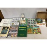 A mixed football collectables lot. Including; a near complete set of Panini Russia 2018 World Cup