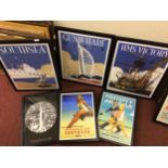 Various Portsmouth landmark and local scenes framed prints and postcards etc. (19)