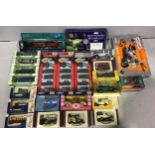 A quantity of die-cast miniature vehicles including Corgi Harry Potter Hogwarts Express, Corgi