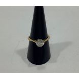 An 18ct gold solitaire diamond ring, round brilliant cut, spreading approximately 1.50cts