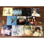 An assorted mix of 29 12' vinyl LPs in mainly good condition including titles such as; Slade '