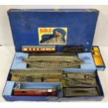 A Hornby Dublo Duchess of Montrose electric train set with loco, maroon and cream carriage, Royal