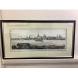 John Eggett (20th century) 'View of Portsmouth Harbour', limited edition impression 43/350,