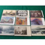 Approximately 88 standard postcards of Russia ' mainly art but some topographical too. Every card