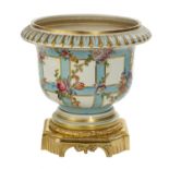 French Sevres-Style Porcelain Jardiniere