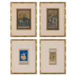 Four Antique Persian Miniatures