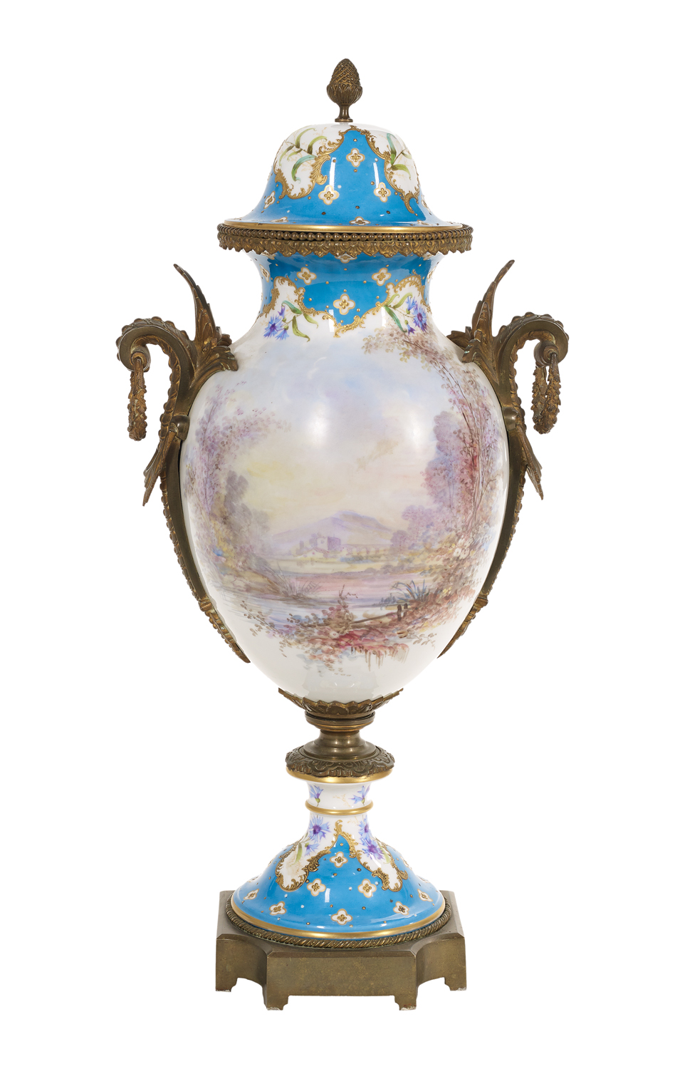 French Bronze-Mounted Porcelain Urn - Image 3 of 4