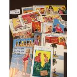 Postcards : Comic - modern naughty / slapstick hum