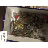 Collectables : Box of various jewellery - keyrings