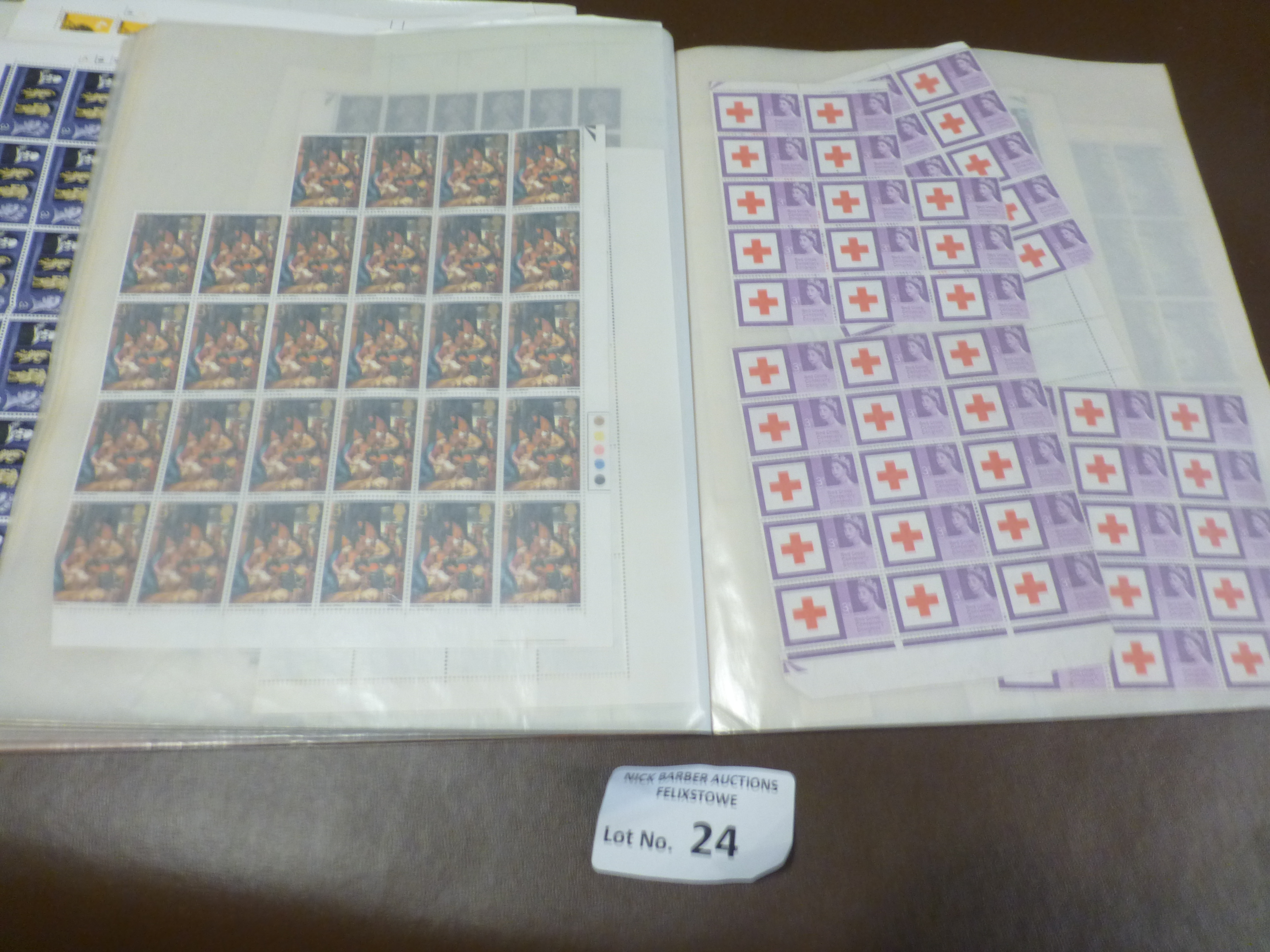 Stamps : GB mint stamps in sheets & part sheets - - Image 3 of 4