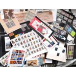 Stamps : Boxfile - good mixture incl GB 1d Reds 18