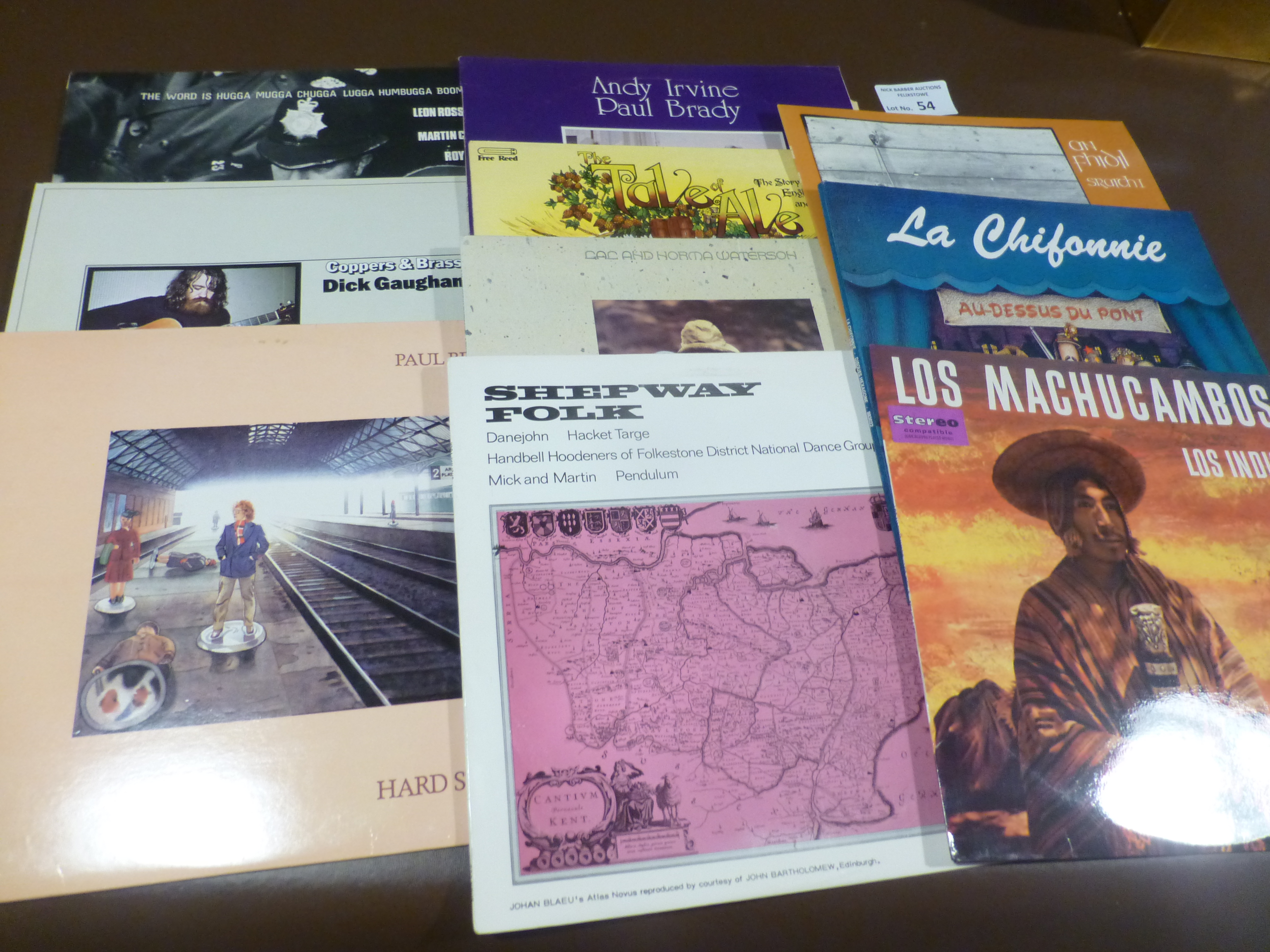 Records : Folk - Super collection of 10 mostly 197
