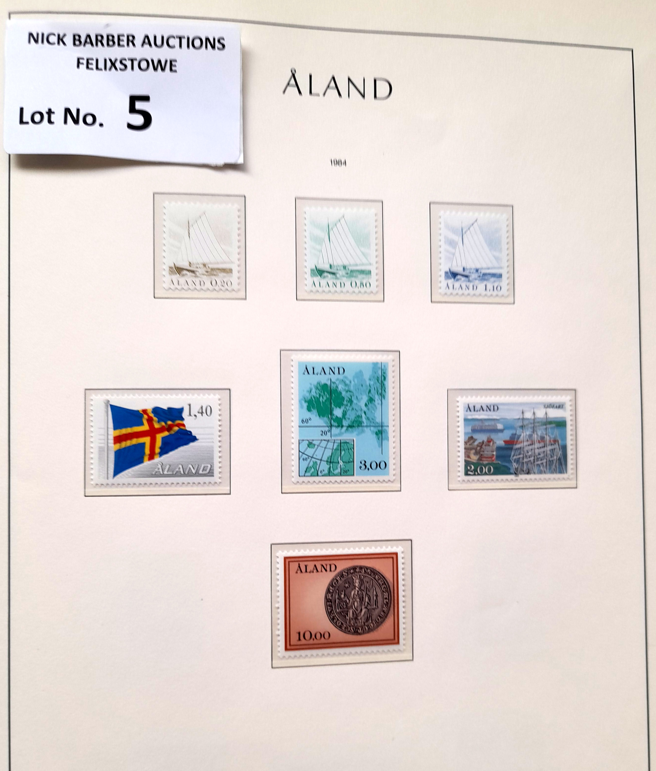 Stamps : Aland mint & used in Lighthouse Printed a - Image 2 of 3